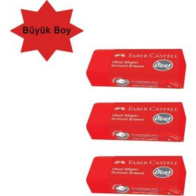 Faber-Castell W20 Refili Kırmızı 3'lü Tahta Kalem