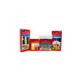 Faber mgkrt054 Castell 4'lü Boya Seti Resim Defteri