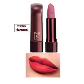 Faberlic Glam Team Velvet Kiss Kırmızı Mercan Yarı Mat Ruj