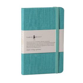 Fabio Ricci 1041 Lepidus 9x14 Turkuaz Kareli Sert Kapak Defter