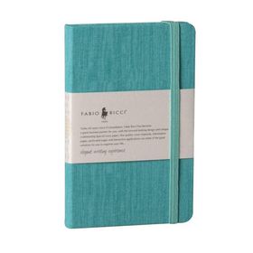 Fabio Ricci 1041 Lepidus 9x14 Turkuaz Kareli Sert Kapak Defter