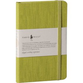 Fabio Ricci 1044 Alttan Lastikli Yeşil Çizgili Defter