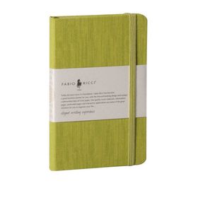 Fabio Ricci 1044 Alttan Lastikli Yeşil Çizgili Defter