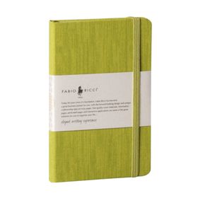 Fabio Ricci 1044 Alttan Lastikli Yeşil Düz Defter