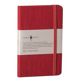 Fabio Ricci Elio Kırmızı Kareli Defter