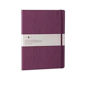 Fabio Ricci Lepidus 19x25 cm Çizgisiz Mor Defter