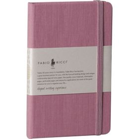 Fabio Ricci Lepidus 9 x 14 cm Pembe Kareli Defter
