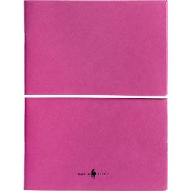 Fabio Ricci Z Notes 19x24 cm Çizgili Düz 2'li Pembe Defter
