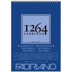 Fabriano 1264 A4 300 gr 30 Yaprak Spiralli Sulu Boya Defteri