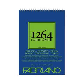 Fabriano 1264 Drawing Paper Üstten Spiralli 180 gr Çizim Defteri