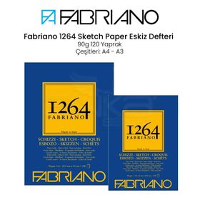 Fabriano 1264 Sketch Paper 90 gr 100 Yaprak Eskiz Defteri