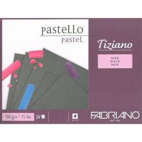 Fabriano 38920 Tiziano Black Siyah 160 gr 30.5x41 cm Renkli Blok