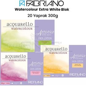 Fabriano Artistico Extra White 300 gr 20 Yaprak 26x36 cm Sulu Boya Kağıdı