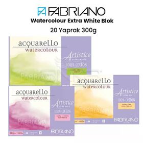 Fabriano Artistico Extra White 300 gr 20 Yaprak 26x36 cm Sulu Boya Kağıdı