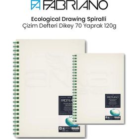 Fabriano Ecological Drawing Spiralli Dikey 70 Yaprak 120 gr Çizim Defteri