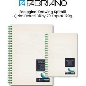 Fabriano Ecological Drawing Spiralli Dikey 70 Yaprak 120 gr Çizim Defteri