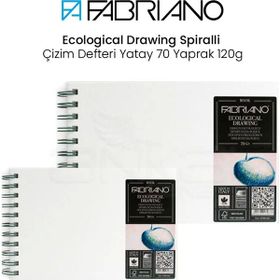 Fabriano Ecological Drawing Spiralli Yatay 70 Yaprak 120 gr Çizim Defteri