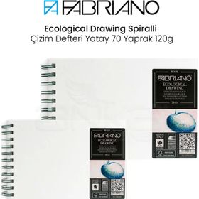Fabriano Ecological Drawing Spiralli Yatay 70 Yaprak 120 gr Çizim Defteri