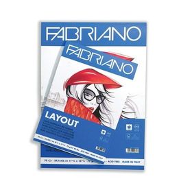 Fabriano Layout 75 gr A3 70 Yaprak Pürüzsüz ve Geçirimsiz Marker Blok