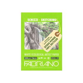 Fabriano Schizzi Sketching White Ecological Artist Paper 120 gr A3 40 Yaprak Çizim Blok Resim Defteri