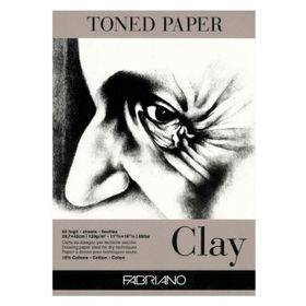 Fabriano Toned Paper Clay 120 gr A3 50 yaprak Kil Rengi Eskiz ve Çizim Blok