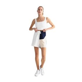 Fabrika 5002974386 Çok Renkli Lastikli Bel Basic Çok Renkli Kadın Şort
