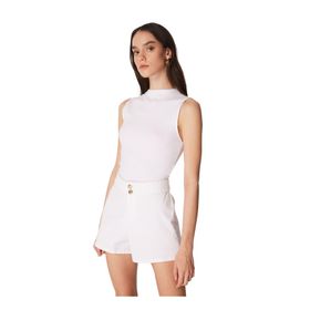 Fabrika 5003088164 Beyaz Kadın Basic Şort