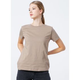 Fabrika 5003327954 Tengiz Bej Bisiklet Yaka Kadın T-Shirt