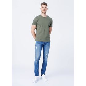 Fabrika 5156 Düşük Bel Slim Fit Düz Mavi Erkek Denim Pantolon