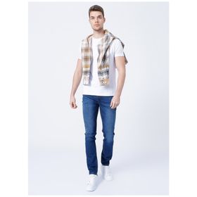 Fabrika 5158 Düşük Bel Slim Fit Düz Erkek Denim Pantolon