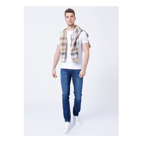 Fabrika 5158 Düşük Bel Slim Fit Düz Erkek Denim Pantolon