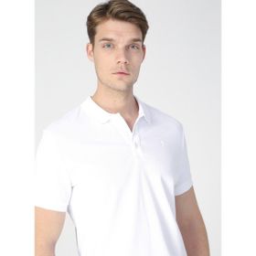 Fabrika B09WT929C5 Beyaz Erkek Polo T-shirt