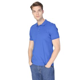 Fabrika B09X3XTGTT İndigo Polo Yaka Erkek T-shirt