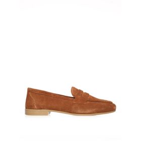 Fabrika BURY Deri Taba Kadın Loafer