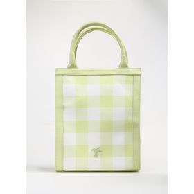 Fabrika Check Pina Yeşil Kadın Omuz Çantası