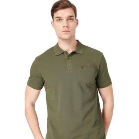 Fabrika Comfort B09WTHZ962 Haki Erkek Cepli Polo T-shirt