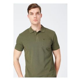 Fabrika Comfort B09WTHZ962 Haki Erkek Cepli Polo T-shirt