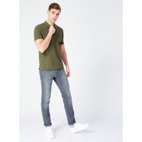Fabrika Comfort B09WTHZ962 Haki Erkek Cepli Polo T-shirt