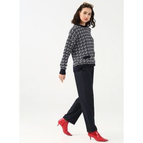 Fabrika Comfort CM-DAFNE Lastikli Bel Basic Lacivert Kadın Pantolon