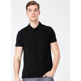 Fabrika Comfort Siyah Erkek Cepli Polo T-shirt