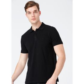 Fabrika Comfort Siyah Erkek Cepli Polo T-shirt