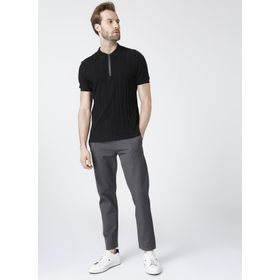 Fabrika Dax Basic Siyah Erkek Polo T-shirt