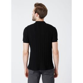 Fabrika Dax Basic Siyah Erkek Polo T-shirt