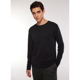 Fabrika F3WM-SWT139 Bisiklet Yaka Düz Antrasit Erkek Sweatshirt