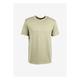 Fabrika F3WM-TST128 Bisiklet Yaka Düz Haki Erkek T-Shirt