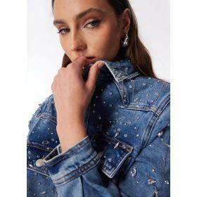 Fabrika F4SL-MNT0537 İndigo Kadın Oversize Mont