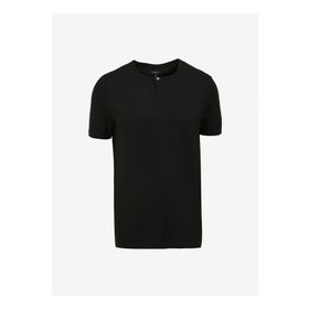 Fabrika F4SM-TST 0717 Siyah Bisiklet Yaka Düz Erkek T-shirt