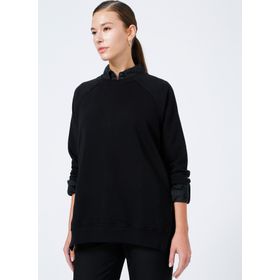 Fabrika Falu Y Siyah Kadın Sweatshirt