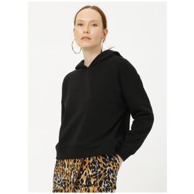 Fabrika Gola Siyah Kadın Sweatshirt
