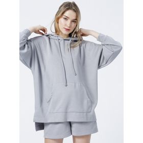 Fabrika Homewear Koleksiyonu Gri Kadın Sweatshirt